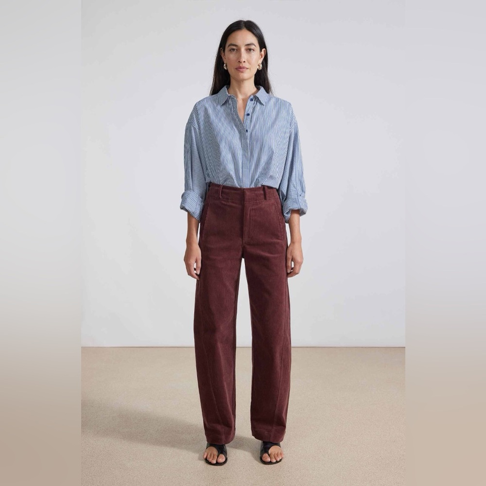 Apiece Apart Meridian Corduroy Pants, Chocolate, size 2